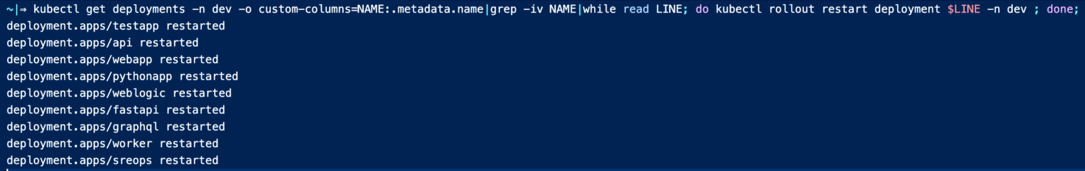 how-to-restart-all-deployments-in-namespace-kubectl-devops-junction