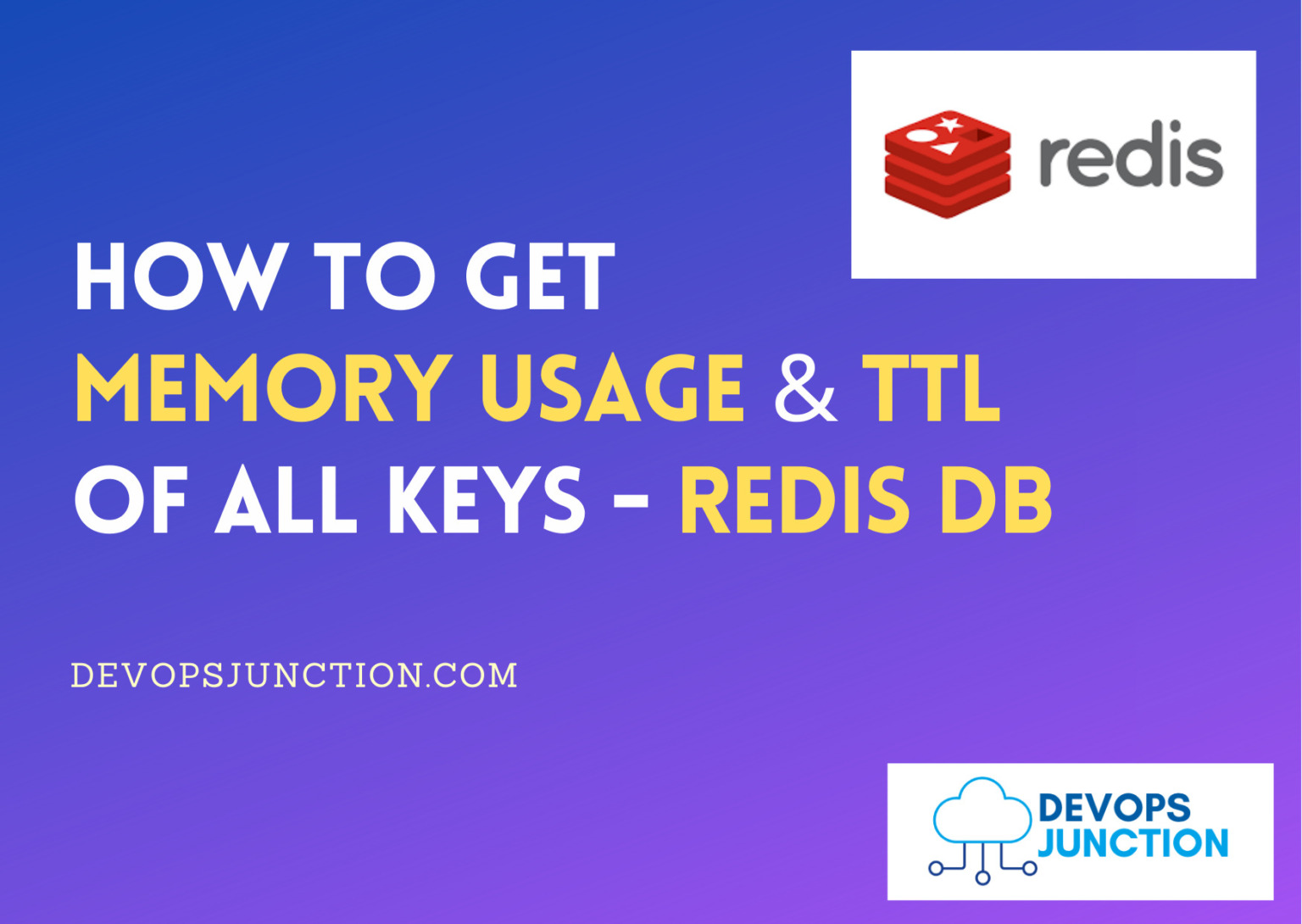 Redis Get Memory Usage And TTL Of All Keys Devops Junction